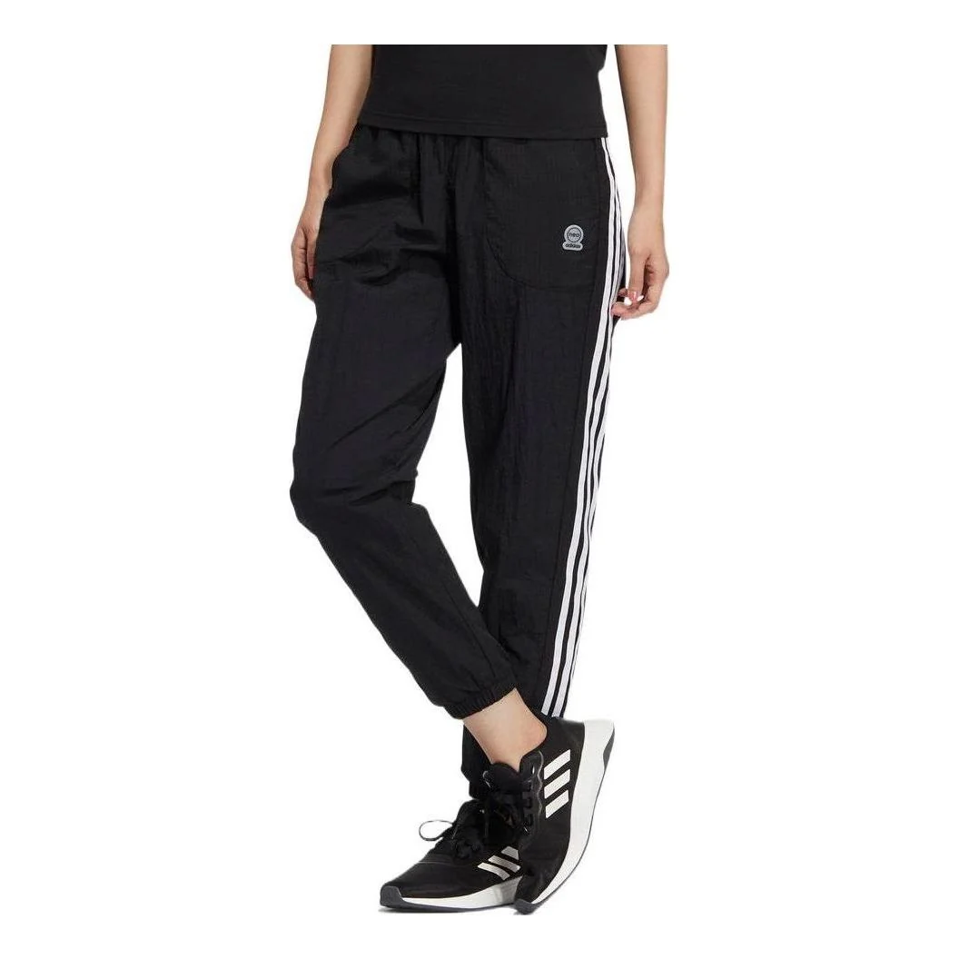 (WMNS) adidas Neo 3-Stripes Woven E 78 Pants 'Black' HF7283