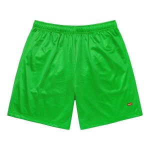 Supreme Small Box Baggy Mesh Shorts 'Green' SUP-SS23-238