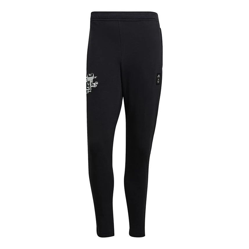 adidas Real Cny Sw Pnt Real Madrid Soccer Trousers For Men Black GL0043