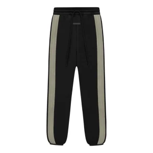 adidas x Fear of God Athletics Suede Fleece Sweat Pants 'Black' IS8703