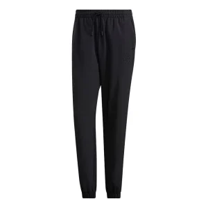 Men's adidas neo Ce C+ Wvn Tp Solid Color Knit Bundle Feet Athletics Sports Pants/Trousers/Joggers Black H14218