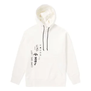 adidas Originals x Alexander Wang Graphic Hoodie 'Core White' CV5052
