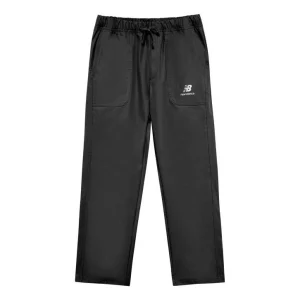 New Balance Logo Athletics Pants Asia Sizing 'Black' AMP23354-BK