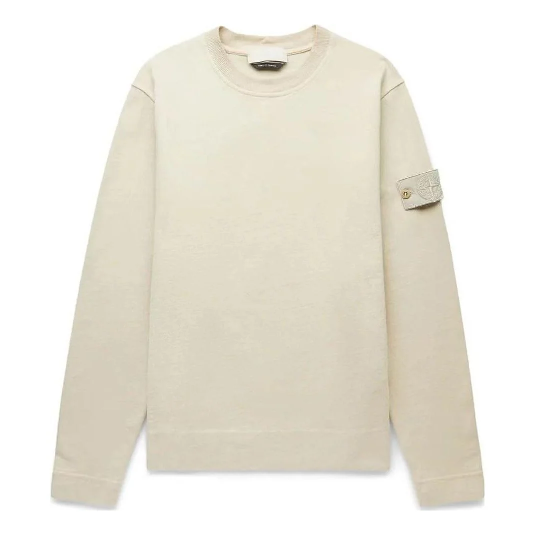 STONE ISLAND Ghost Crewneck 'Beige' 7815611F3-V0090