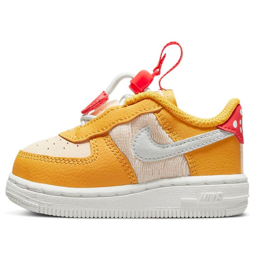 (TD) Nike Force 1 Toggle SE 'Yellow Ochre Pearl White' DQ0366-700