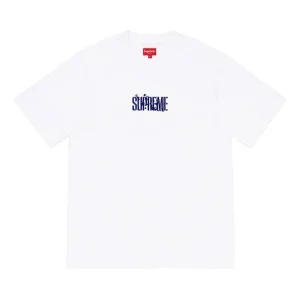 Supreme SS21 Week4 Splatter S Top LogoT SUP-SS21-529-WHI