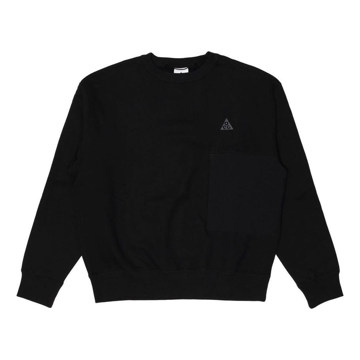 Nike x ACG Casual Sports Fleece Round Neck Pullover Long Sleeves Black CV0683-010