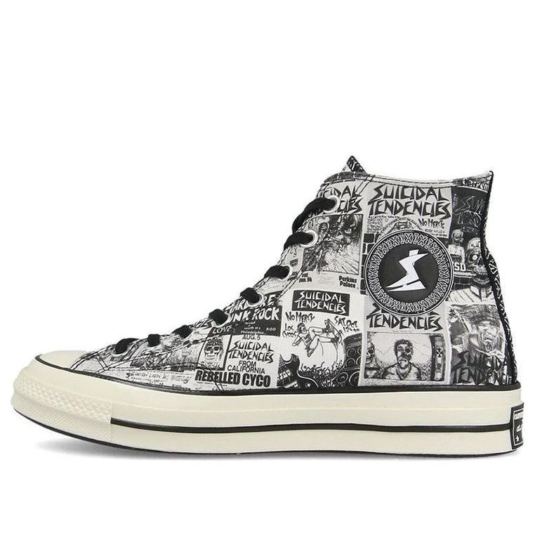 Converse Suicidal Tendencies x Chuck 70 Hi 'White Black' 162880C