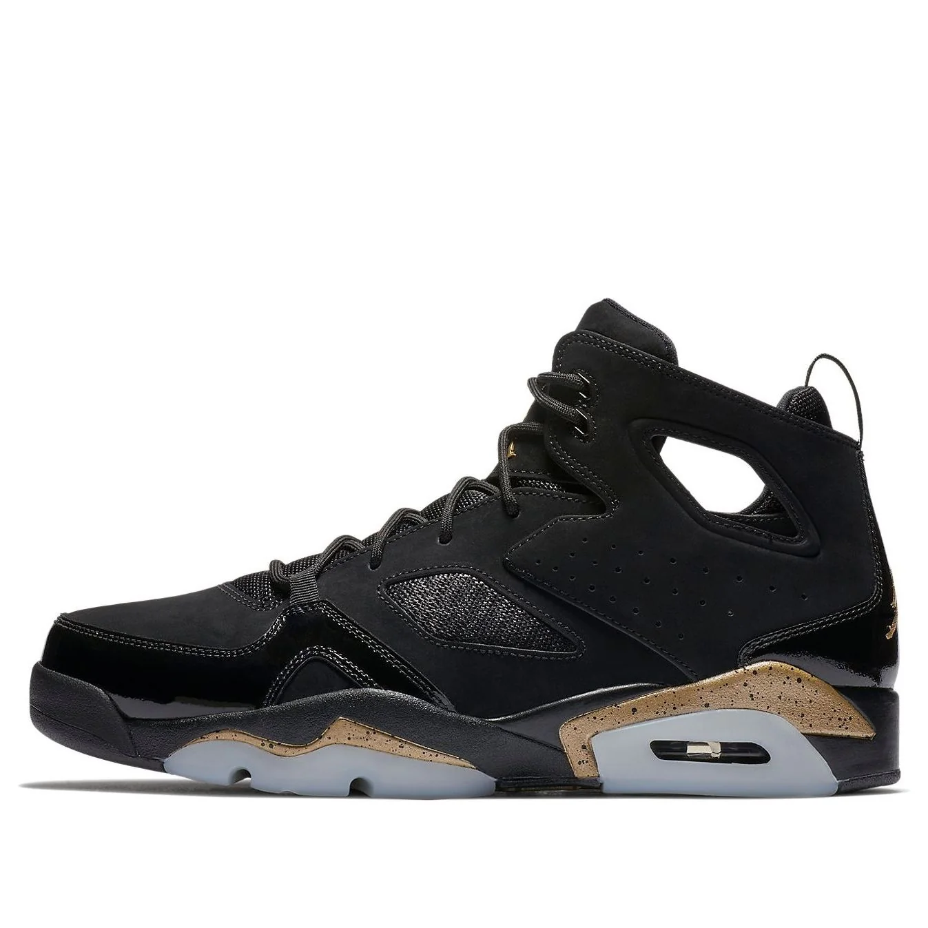 Air Jordan Flight Club 91 'Black Metallic Gold' 555475-031