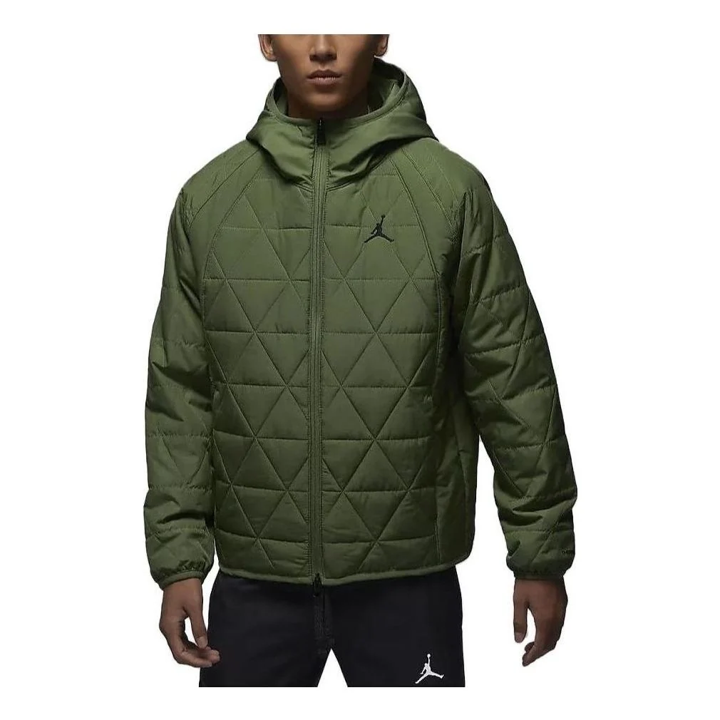 Air Jordan Therma-FIT Cotton Jacket 'Olive Green' FD2638-340
