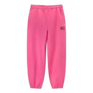 Nike x Stussy Sweatpants 'Pink Black' DO5296-670