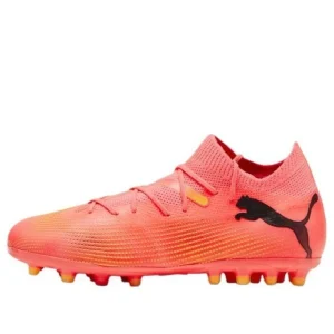 (GS) PUMA Future 7 Match MG Soccer Sneakers 'Pink' 107730-03