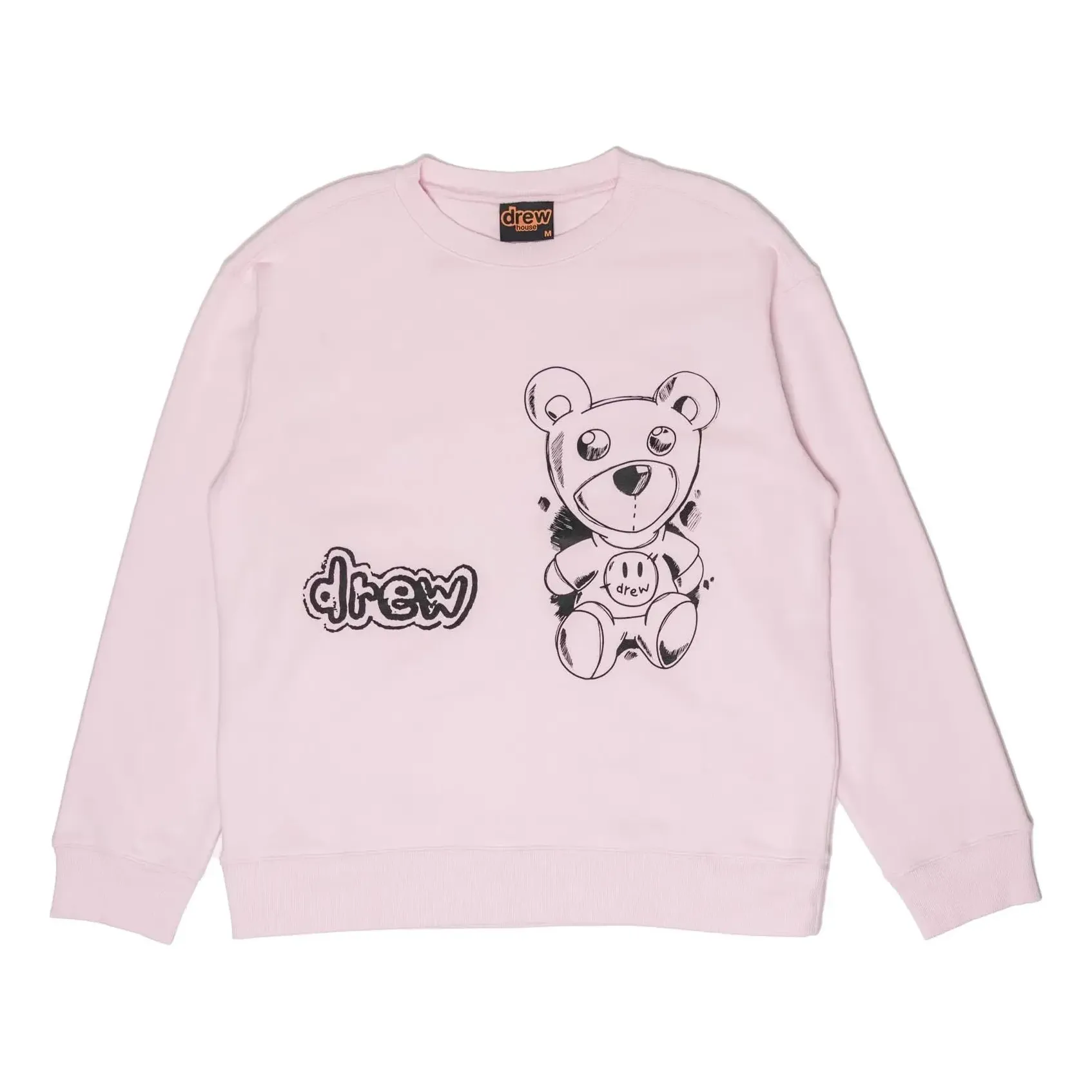 Drew House Theodore Sketch Crewneck Sweatshirt 'Pale Pink' DR-FW21-008