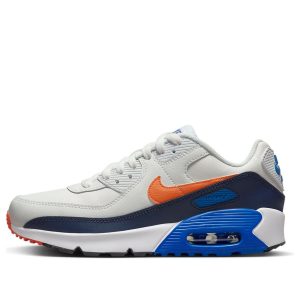 (GS) Nike Air Max 90 LTR Leather 'Gray Blue' CD6864-120