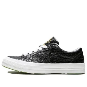 Converse Golf Le Fleur x One Star Low 'Gator Collection - Black' 165524C