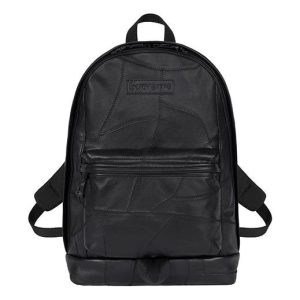 Supreme Patchwork Leather Backpack 'Black' SUP-FW19-957