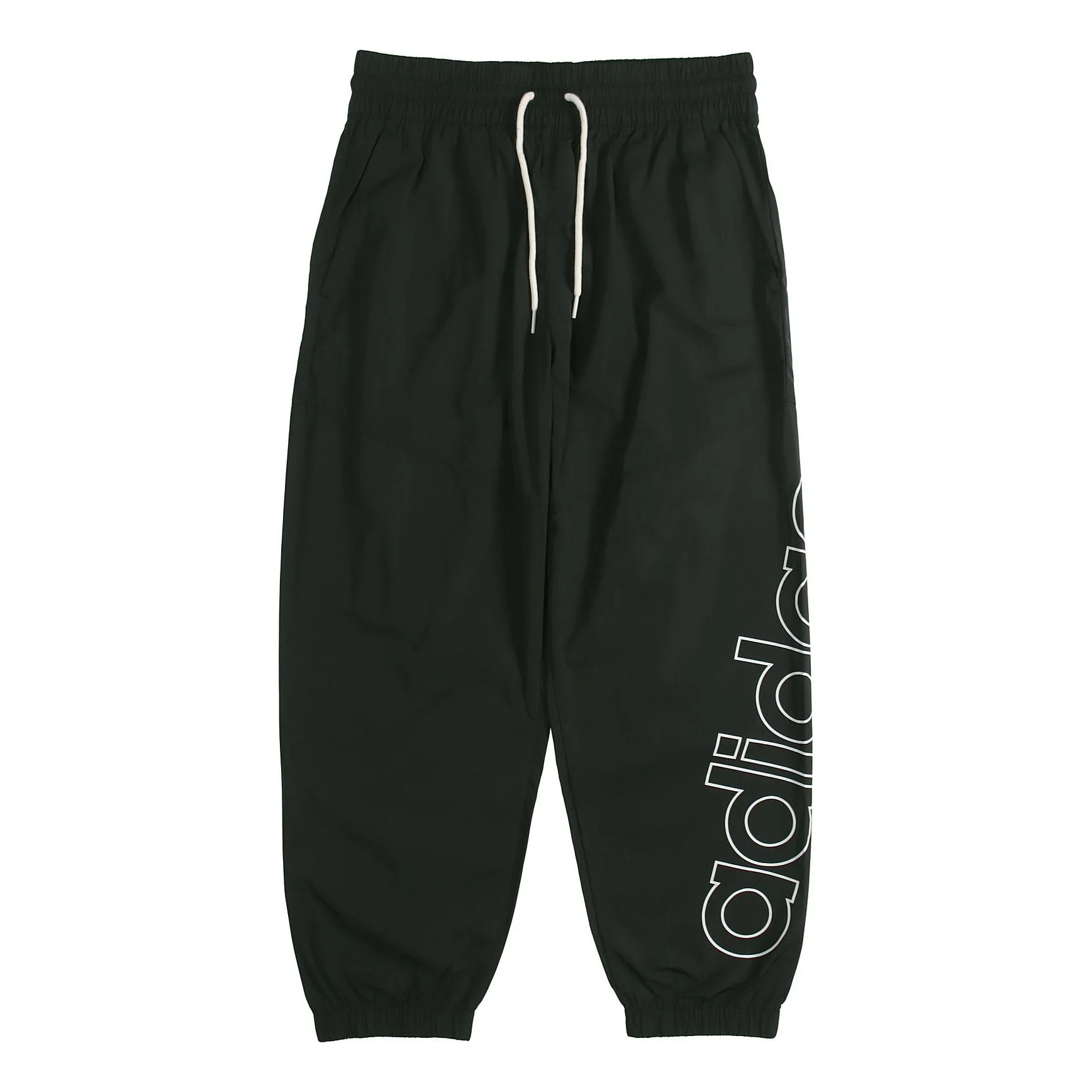 (WMNS) adidas neo Brlv Wvn Tp Logo Printing Sweatpants Black GK1497