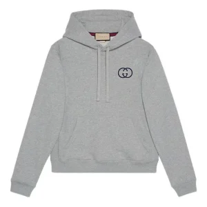 Gucci Cotton Jersey Hooded Sweatshirt 'Grey' 756649-XJFWA-1037