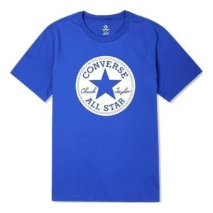 Converse Go-To Chuck Taylor Patch Standard Fit T-Shirt Asia Sizing 'Blue' 10023854-A02