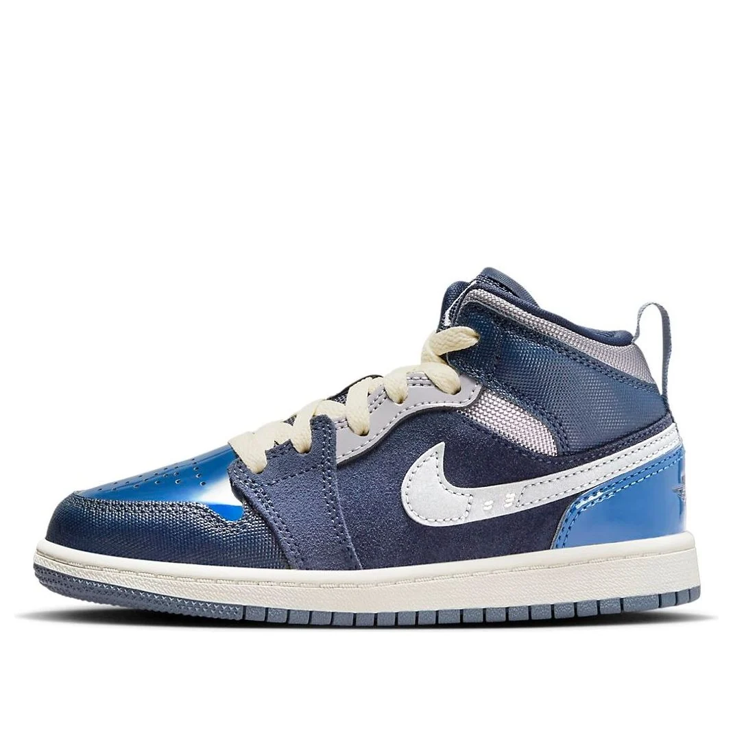 (PS) Air Jordan 1 Mid SE Craft 'Inside Out - Obsidian' DX2195-400