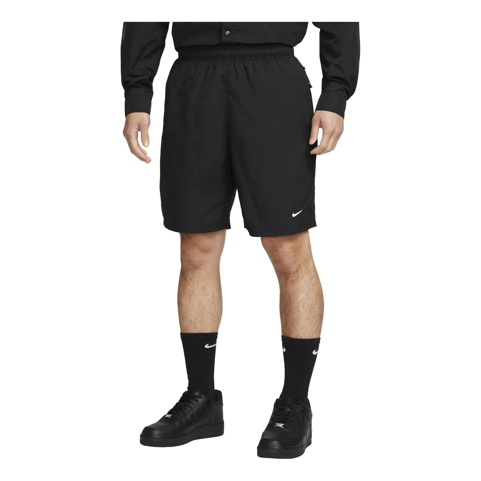 Nike Lab Solo Swoosh Shorts 'Black' DX0750-010