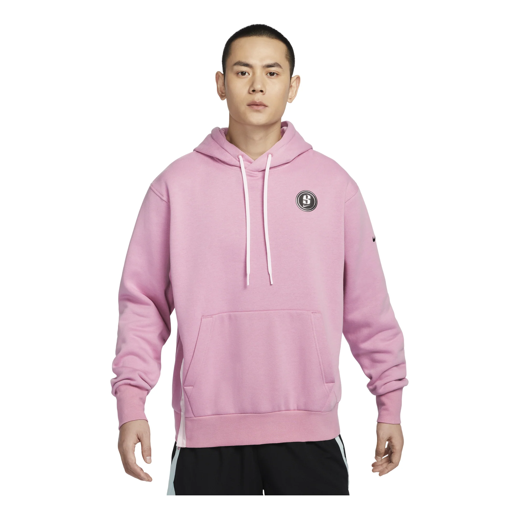 Nike Sabrina Fleece Basketball Hoodie Asia Sizing 'Pink Black' FV3206-699