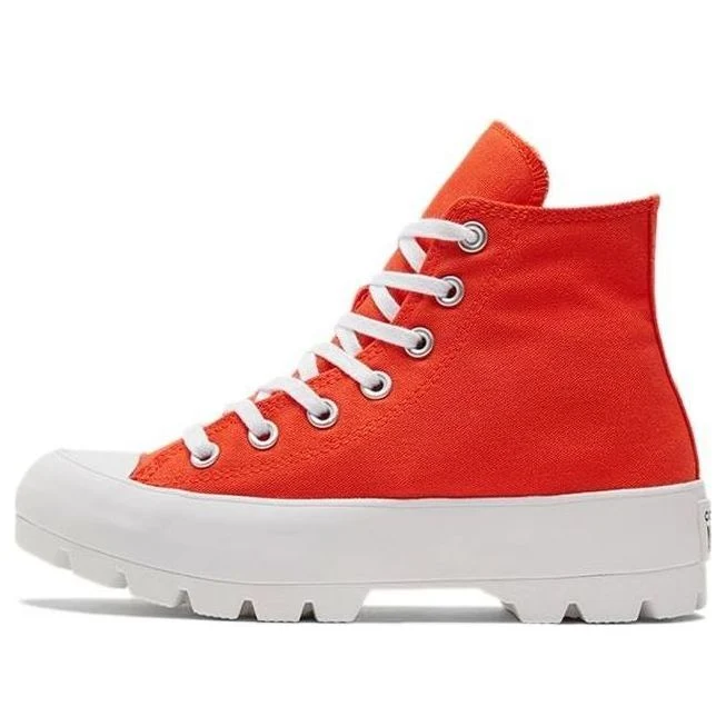 (WMNS) Converse Chuck Taylor All Star Lugged 'Orange Red' 572269C