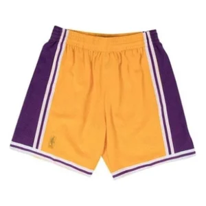 Mitchell & Ness NBA Swingman Shorts Los Angeles Lakers Home 1996-97 'Yellow Purple' SMSHGS18236-LALLTGD96
