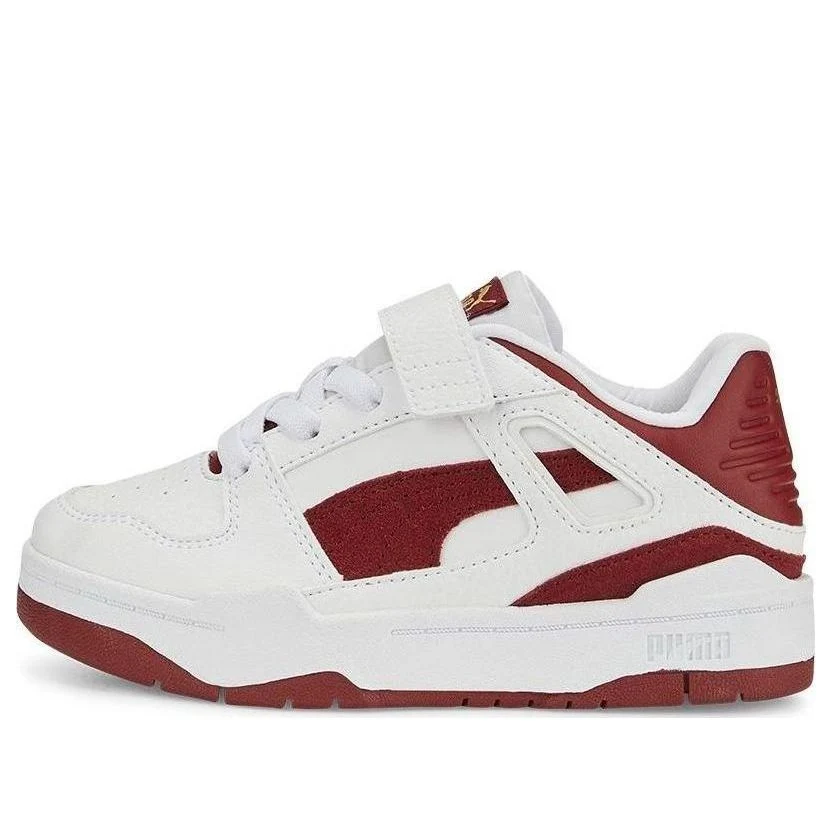 (PS) PUMA Slipstream Suede 'White Intense Red' 388684-02