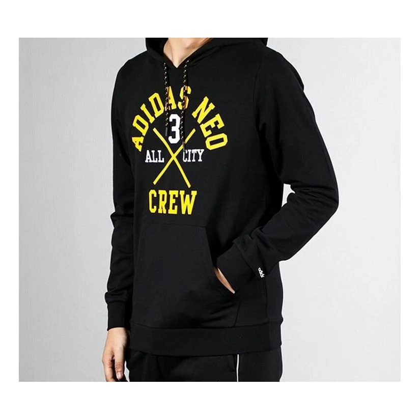 adidas neo M Fav Sv Hdy Printing Pullover Black EI6285