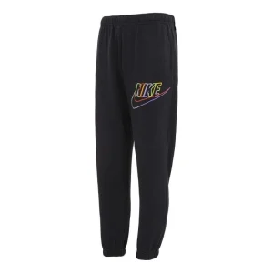 Nike Rainbow Logo Pants 'Black' DX0800-010
