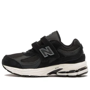 (PS) New Balance 2002R Hook & Loop 'Black White' PV2002BK