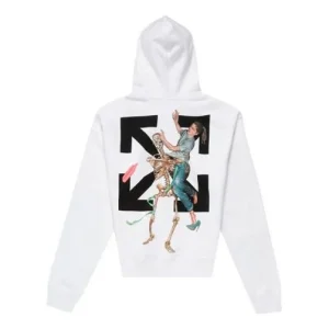 Off-White Pascal Painting Arrow Sweater Men's White OMBB037F20FLE0010110