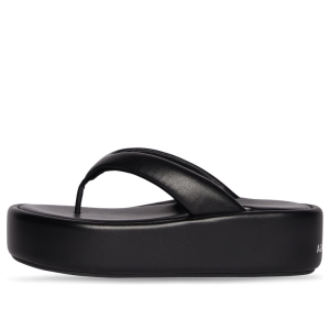(WMNS) Balenciaga Rise Thong Sandals 'Black' 693549WBDA11090