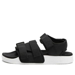 (WMNS) adidas Adilette Sandal Beach Sports White Sandals 'Black White' S75382