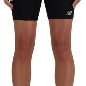 (WMNS) New Balance NB Harmony High Rise Short 6" Asia Sizing 'Black' WS41114-BK
