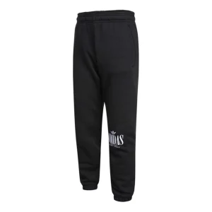 Men's adidas originals Running Casual Sports Bundle Feet Long Pants/Trousers Black H32328