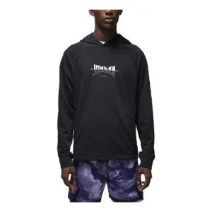 Air Jordan Dri-FIT Sport Graphic Fleece Pullover Hoodie 'Black' FQ6808-010