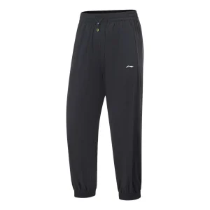 (WMNS) Li-Ning Training Quick-Drying Jogger Pants 'Black' AYKT500-3