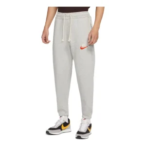Nike Trend Capsule Series Sports Breathable Training Casual Bundle Feet Elastic Waistband Long Pants Gray DM5272-050