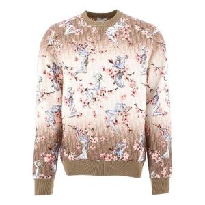 DIOR x Sorayama All Over Graphic Print Sweatshirt M Brown 933J601A0573-184