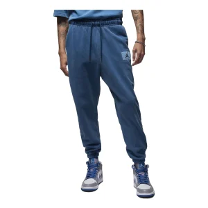 Air Jordan Essentials Fleece Washed Pants Asia Sizing 'Blue' FB7299-427