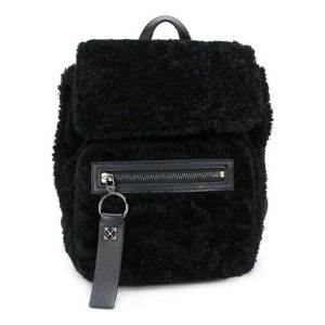 (WMNS) Off-White Montone Binder Backpack Black OWNB007E19E850771000