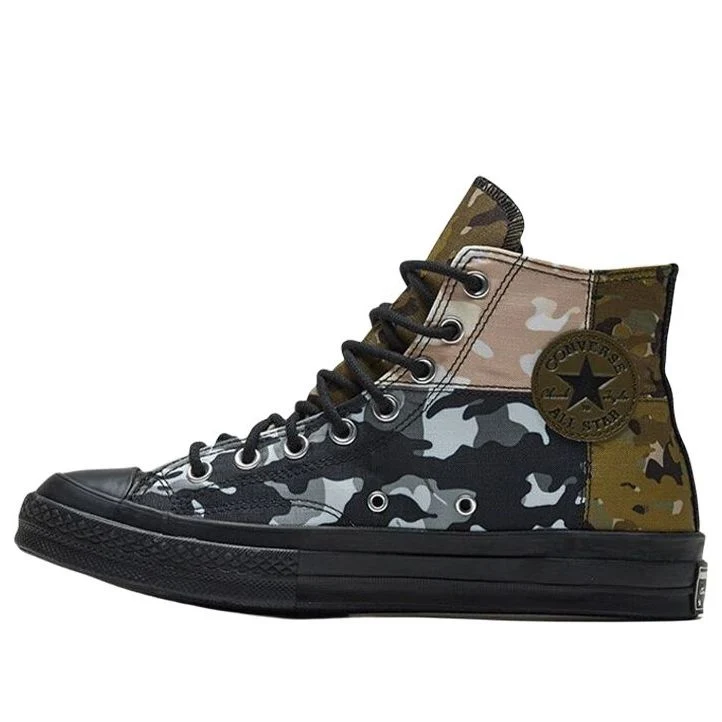 Converse Chuck 70 Hi 'Patchwork Blocked - Camo Black' 165912C