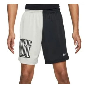 Nike Dri-FIT Basketball Shorts 'Grey White Black' DH7164-052