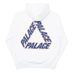 PALACE Classic Triangle Hooded Sweater Unisex White P19HD050