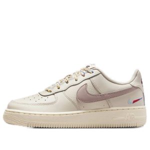 (GS) Nike Air Force 1 LV8 1 'Light Orewood Brown Burgundy Crush' HQ1907-100