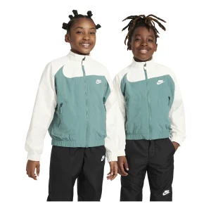 (PS) Nike Sportswear Amplify Woven Full-Zip Jacket 'White Teal' FN9134-361