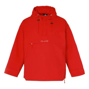 Men's Converse x Kim Jones Crossover Casual Sports Half Zipper Hooded Jacket Red 10021731-A01