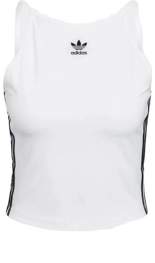 (WMNS) adidas originals Adicolor Classics Cropped Tank 'White' HC1977